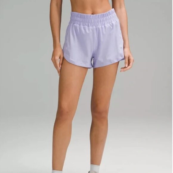 NWT Bundle Lilac Smoke & Summer Glow lululemon Track That HR Short 3" Lined Sz 6 - Picture 11 of 15